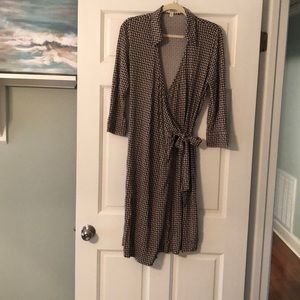 Vintage silk Diane Von Furstenburg wrap dress